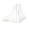2Pcs Acrylic Water Barrier Strip Transparent Baffle Plate Nail-Free Shower Splash Guard  Bathtub