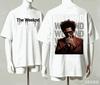 The Weeknd для Подарка Фанатам Футболка Мужская Женская Харадзюку Оверсайз Унисекс Короткий Рукав Уличная одежда Высокое качество Для Пар Классическая Мягкая Ретро Мода