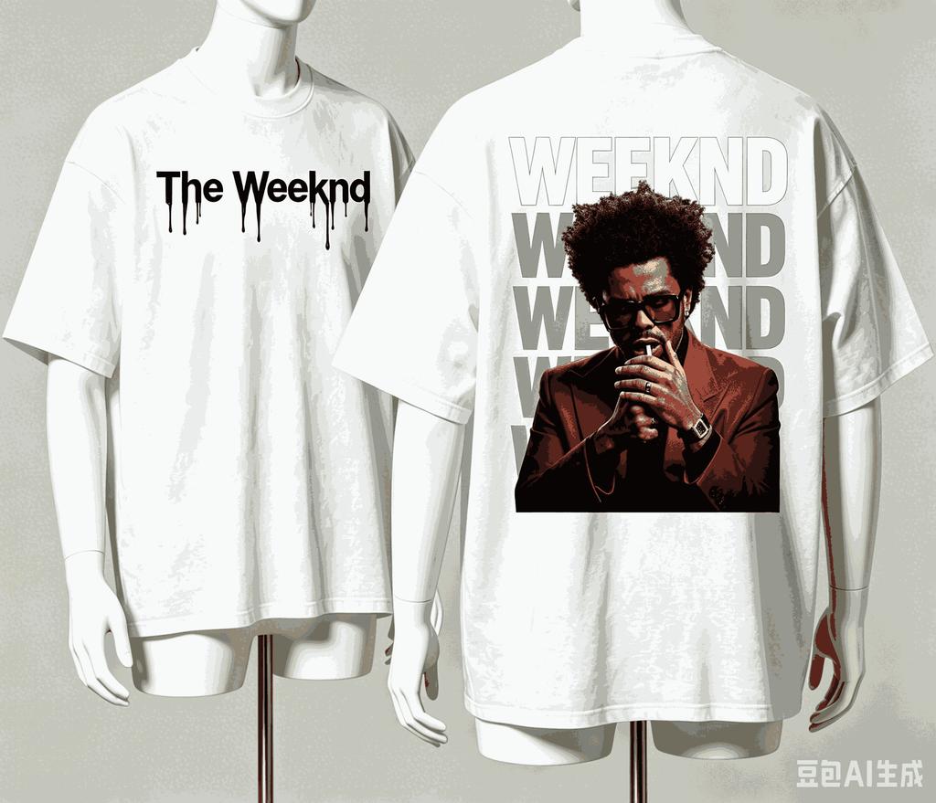 The Weeknd для Подарка Фанатам Футболка Мужская Женская Харадзюку Оверсайз Унисекс Короткий Рукав Уличная одежда Высокое качество Для Пар Классическая Мягкая Ретро Мода