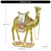 Luxury Camels Statue Animal Figurine Housewarmings Gift Resins Sculpture Middle Eastern Ornament for Indoor Desk Decors