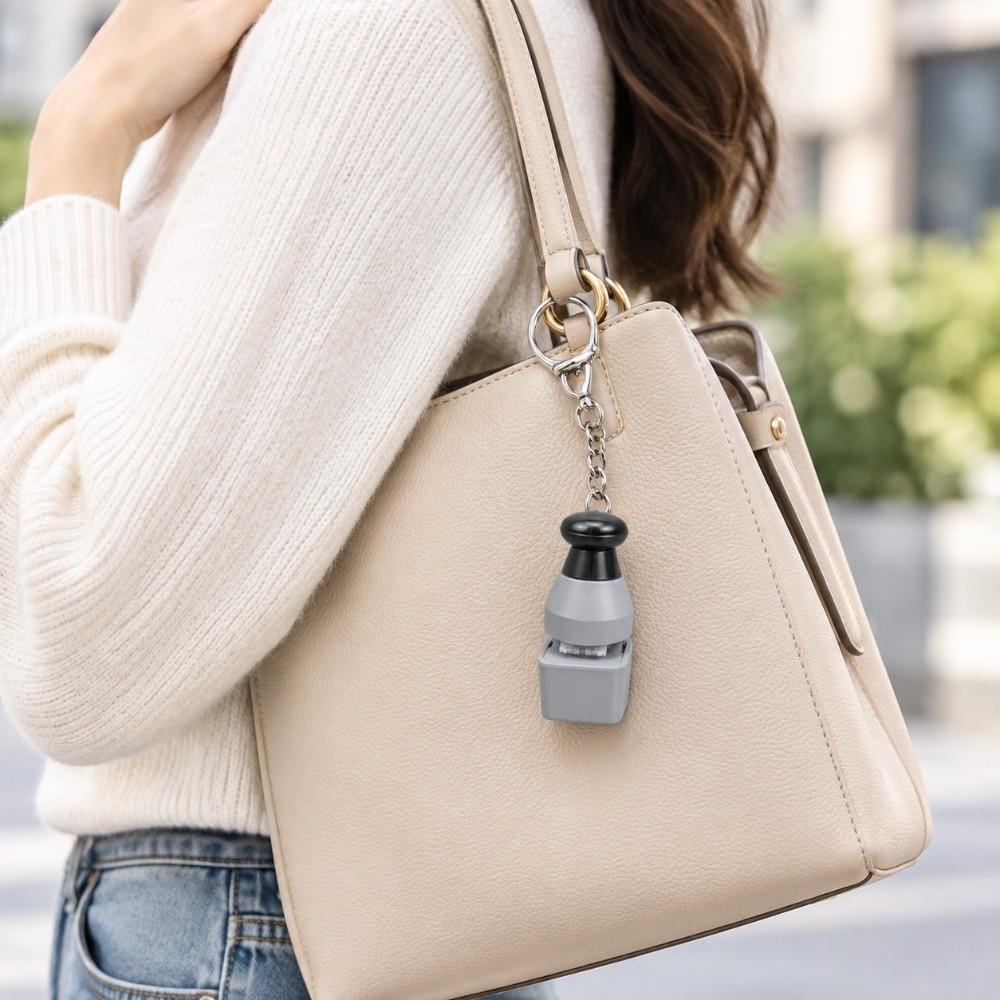 Bag Pendant Voice Keychain Keyboard Clicker Button Sound Pendant Office Desk