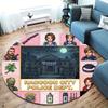 Resident Evil Round Area Rug Carpet Rug For Living Room Bedroom Sofa Playroom Decor Nonslip Floor Mat