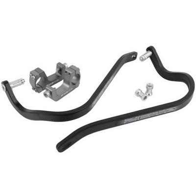 Защитная решетка ZETA RACING Armor Hand Guard, изогнутый U-образный зажим, черный, для руля большого диаметра, совместимый с внутренним диаметром руля, высокая жесткость, защита из алюминиевого сплава