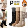 Women Winter Autumn Fashion Snow Boots Outdoor Warm Fur Boots Casual Non-slip Wedge Boots Size 35-43