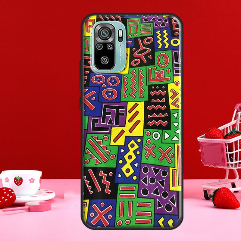Тканевый принт в африканском стиле для Xiaomi Redmi Note 8 9 10 11 Pro Note 10S 9S 11S, чехол для Redmi 9 10 9T 9A 9C Coque