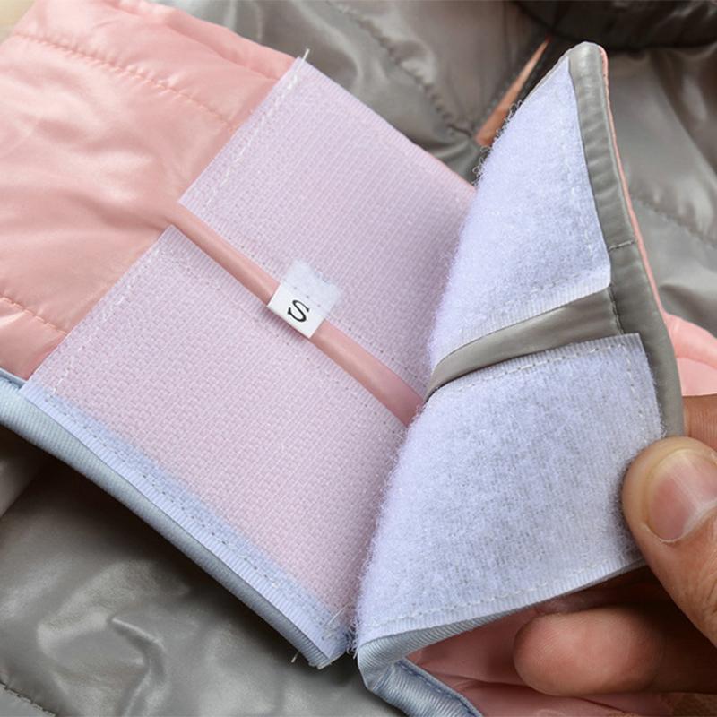 Двусторонняя зимняя куртка-пуховик для собак, водонепроницаемая, утолщенная, теплая одежда для собак маленьких и средних пород, костюм для кошек, пальто для французского бульдога