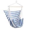 Rxakudedo Hanging Hammock Chair for Indoor and Outdoor Includes 2 Body Rope Swing Relaxing Use, Pillows, Blue, Cushioned, Chair, Chair, Chair,