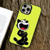Винтажный чехол для телефона с Феликсом-котом для iPhone 17,16,15,14,13,12,11 Plus,Pro Max,XS,Цветной Посеребренный Внутренний Чехол