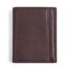 Jiamida Men's RFID-Blocking Retro Genuine Leather Tri-Fold Wallet with Multi-Card Slots and Coin Pocket