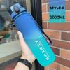 Large Capacity Leak Proof Sports Water Bottle, Colorful Plastic Cup, Drinking Outdoor Travel, Portable Gym Fitness Jugs
