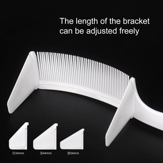 Набор изогнутых парикмахерских расчесок Yousheng с кронштейнами, профессиональный регулируемый термостойкий инструмент для укладки волос для мужских стрижек