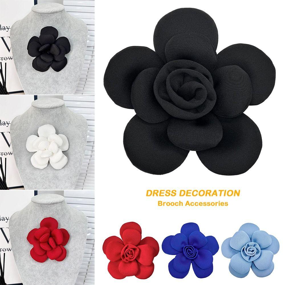 Fashion 3D Chest Flower Large Size Removable Dress Decoration DIY Exquisite Brooch Accessories Wedding Dress Clothes Decoration