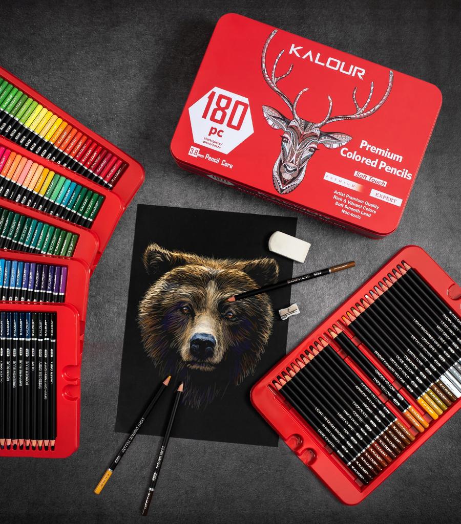 Kalour professional colored pencils set of artistic colored pencils