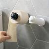 Creative Towel Rack Wall-mounted Retractable Roll Holder Sticky Wall Roller Toilet Towel Rack