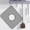 Sink Protector Mat Non Slip Heat Insulation Silicone Sink Protector Dishwashing Mat Kitchen Accessories for Dining Room