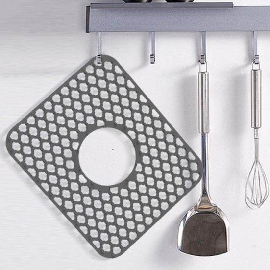 Sink Protector Mat Non Slip Heat Insulation Silicone Sink Protector Dishwashing Mat Kitchen Accessories for Dining Room