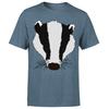 Badger Animal Face Ani Mates Unisexs Funny Novelty TShirt OrP1A2