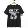 Футболка Infest hardcore, Музыкальная группа Рок Панк Метал, Унисекс футболка