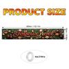 Outdoor Christmas Santa Claus & Candy Cane Banner, Polyester Yard Sign for Garden Fence Decor