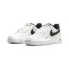 Nike Force 1 LV8 PS Metallic Swoosh Pack — Детские кроссовки белые металлик-золотой черный DM3386-100