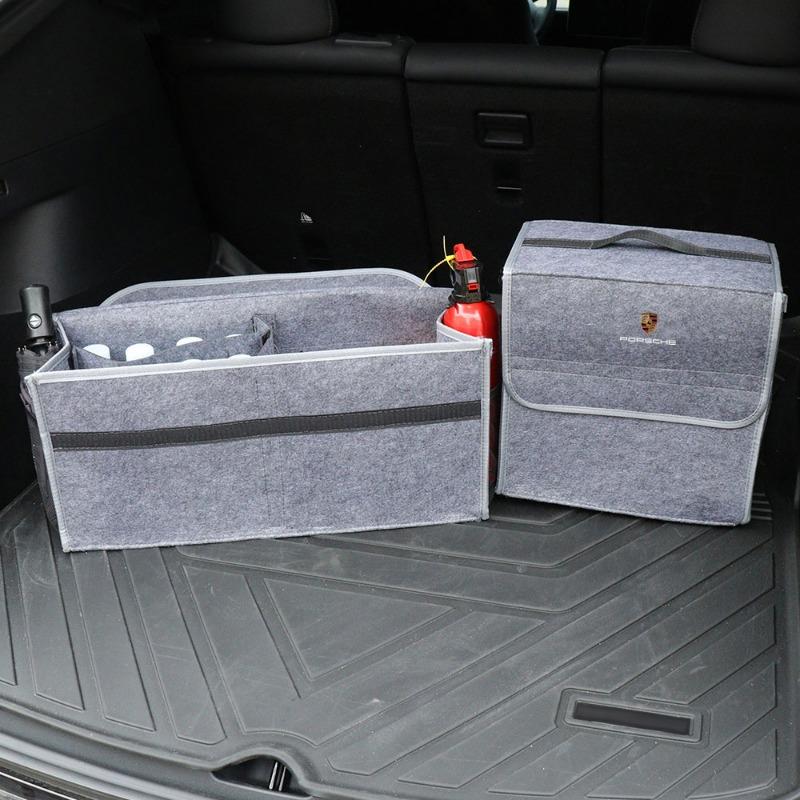Car Trunk Large Capacity Sundries Storage Box Organizer Bag Tool Case For Porsche Boxster Cayenne Panamera Macan Cayman 911 918 996 917 991