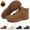 Men Winter Boots Plush Shoes Waterproof Snow Cotton Boots Barefoot Women Warm Fur Shoes Anti Slip Big Size Trekking Hiking Shoes