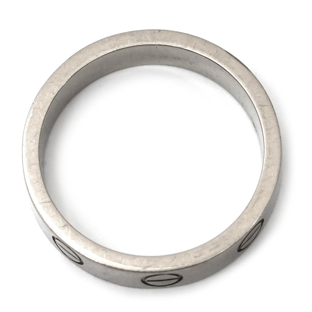 Cartier B4049600 love LOVE Mini love ringRing ring K18WG #9(JP Size) Array