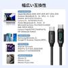 Toocki Usb C Cable 100W 1M With LED Display [black] Type C Cable PD/QC Fast Charging Typec Nylon Knitting Data Transfer Phone 16/Phone 15/Phone Plus,