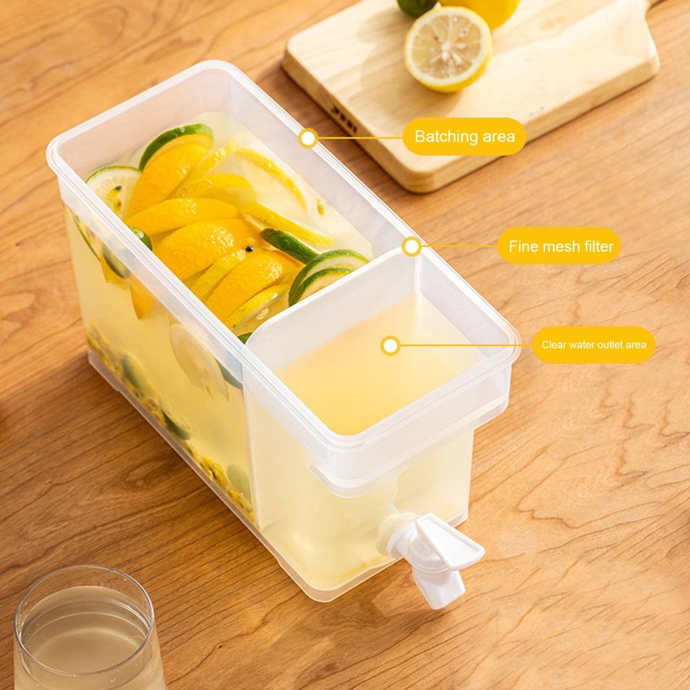 Диспенсер для напитков ПЭТ, объем 3,5 л, кувшин для холодного чая, удобный дозатор воды для вечеринки