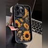 Прочный чехол для телефона с рисунком подсолнухов, подходит для телефонов серий iPhone 17, 16, 15, Plus, Pro, Max — может использоваться в качестве подарка.