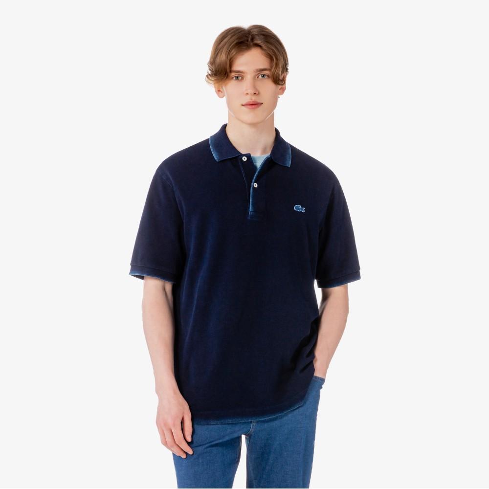Lacoste Мужская темно-синяя футболка-поло с коротким рукавом JP PH9428-56G3GF
