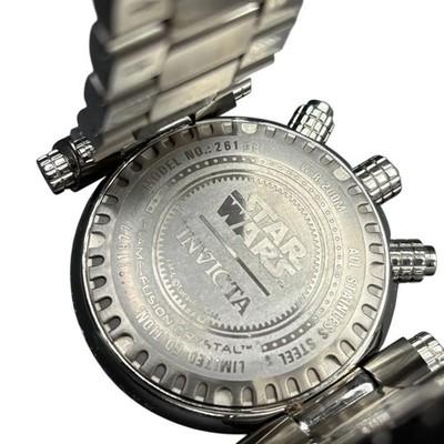 Invicta Star Wars Limited Edition 1977 Chronograph Skeleton Diver Watch Open Fs