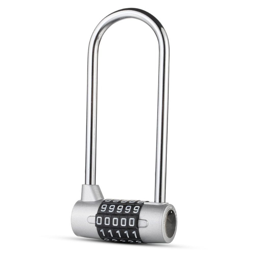 Safely Gym Door Lock 5 Digit Combination Padlock Portable Code Lock Travel Abroad
