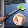 Car Window Cleaning Brush with Removable Microfiber Pad for Car Windshield  Home Office Cleaning