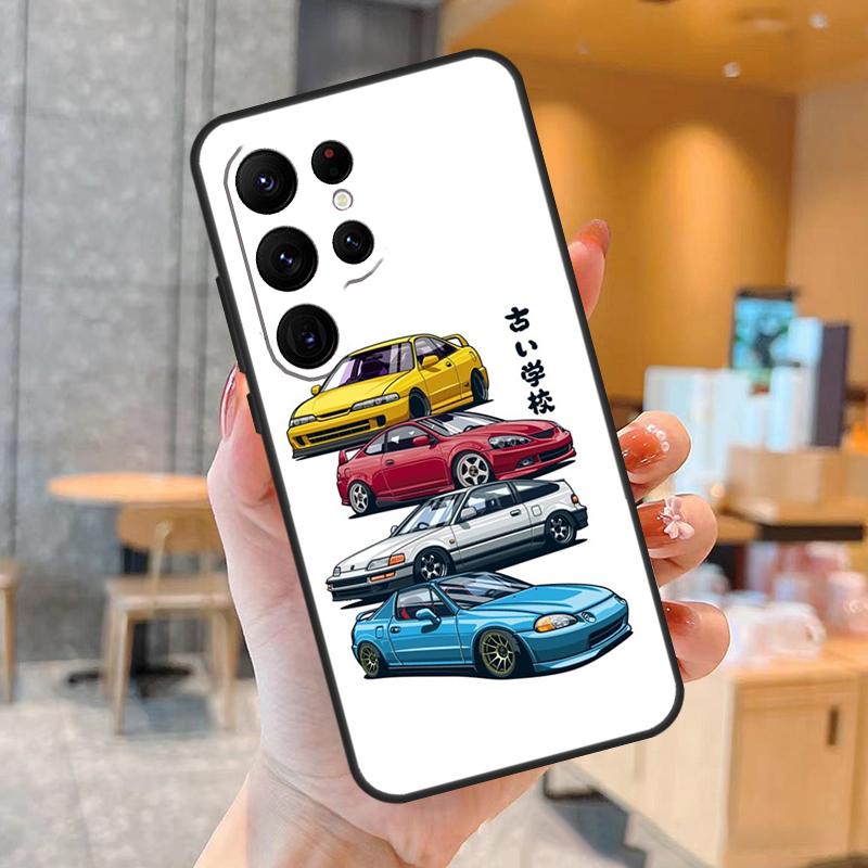 Чехол для телефона JDM Drift со спортивным автомобилем для Samsung Galaxy S25 S24 S23 S22 S21 S20 Ultra S9 S10 Plus S25 FE Задняя крышка