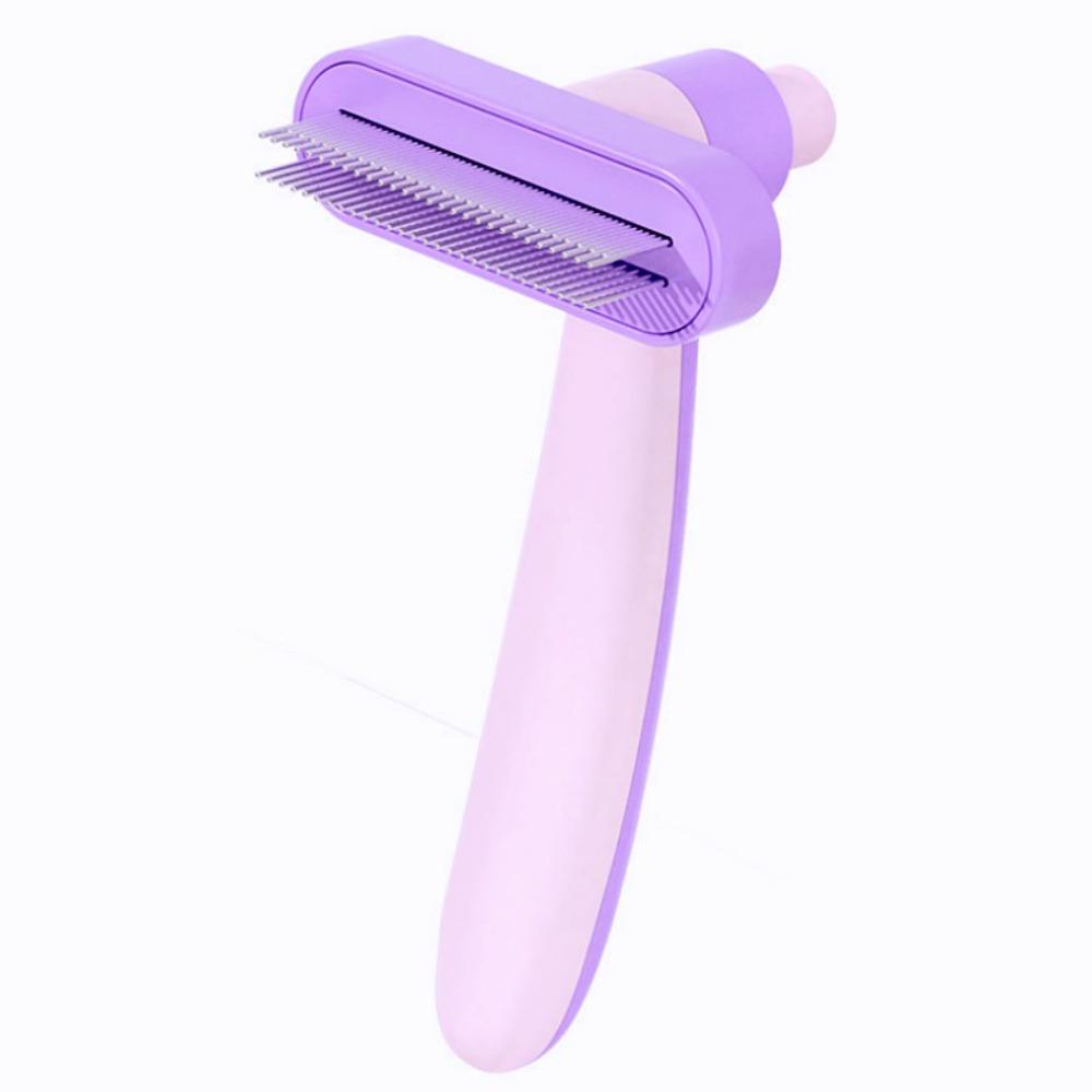 Massage Function Dog Hair Comb Adjustable Self Cleaning Dog Brush New Pet Comb Dogs