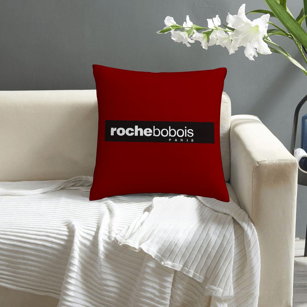 R-Roches Мода B-Bobois Наволочка Декоративная для Дивана Домашняя Двусторонняя Печать Плюшевая Квадратная Наволочка для Подушки Декор Подушки