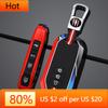Interior Mouldings 7 Buttons Zinc Alloy Silicone Car Key Case Cover for Kia 2022 Sportage 2023 Niro Hybrid 2021 Sorento MQ4 2022