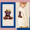 Термостикер King Bears на одежду, гладильные нашивки для одежды, моющиеся, сделай сам, теплопередача, новый аксессуар для одежды