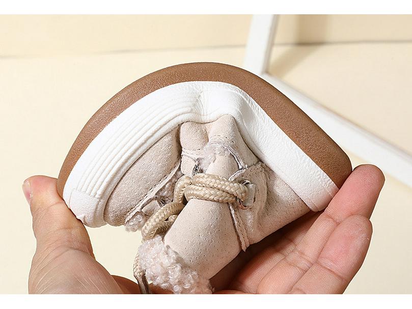 Детские зимние ботинки на бархатной подкладке: Теплые высокие хлопковые ботинки для девочек и мальчиков