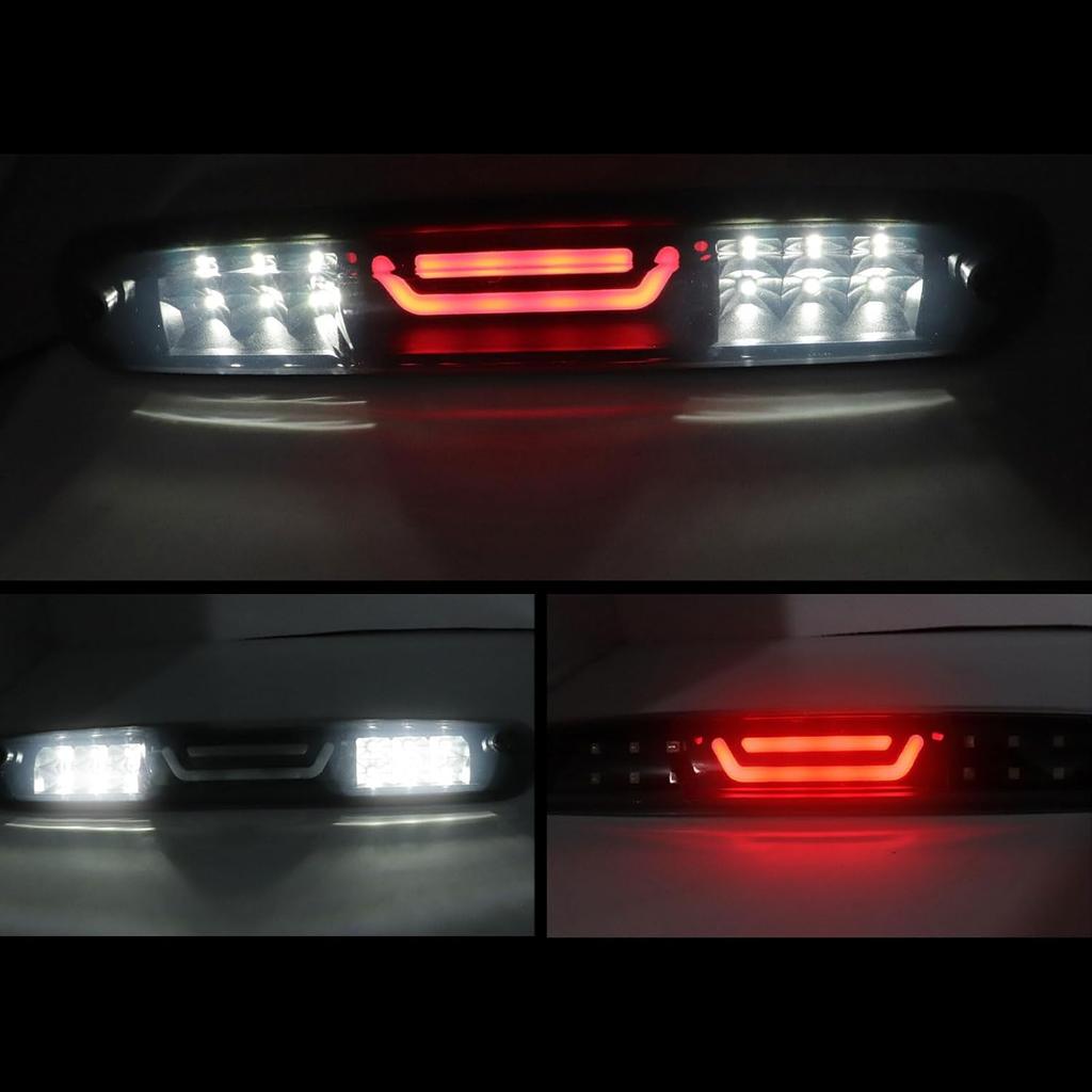 GXARTS 25890530 3Rd Third Brake Light Cargo Lamp High Mount Stop Light Compatible With Chevy Silverado GMC Sierra 1500 2500 3500 HD 2007 2008 2009