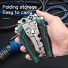 Складной инструмент для зачистки проводов с нескользящей ручкой Эргономичный дизайн Высокопрочные многофункциональные кусачки для кабеля Клещи для зачистки проводов