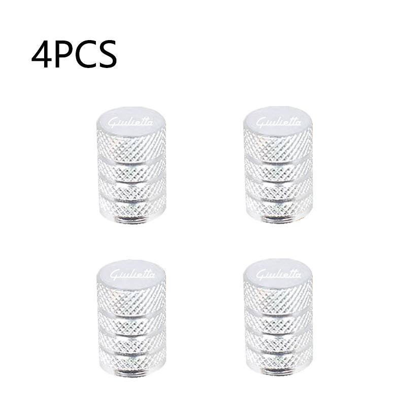 SVMHZ1 For Alfa Romeo Giulietta Accessories Car Wheel Tire Valve Caps Tyre Stem Covers Airdust Waterproof