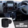 1 шт. Держатель для стакана для Peugeot Partner Citroen Berlingo Держатель для стакана Держатель для телефона Вставляемый в отверстие держателя для стакана автомобиля Диаметр 80 мм Черный