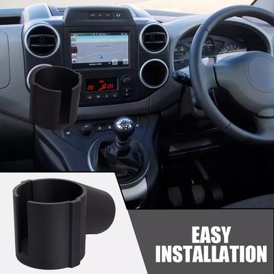 1 шт. Держатель для стакана для Peugeot Partner Citroen Berlingo Держатель для стакана Держатель для телефона Вставляемый в отверстие держателя для стакана автомобиля Диаметр 80 мм Черный