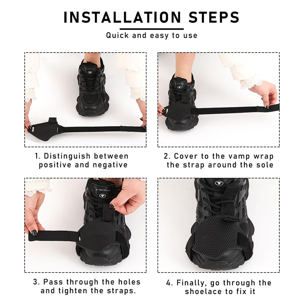 Motorcycle Shifter Pad Boot Cover Black Motorcycle Shoe Cover Rubber Shoe Protector Pads for MenWomen Gear Accessories Universal