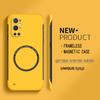 Ultra Thin Hard PC Magnetic Frameless Phone Case For Oneplus 9R 8 9 Pro 8T Protective Matte Color Solid Cover