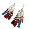 [P3613] - Silver Multicolor 'Altaï' Designer Earrings