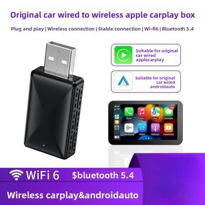 Беспроводной адаптер CarPlay для iPhone, преобразующий проводной CarPlay в беспроводной для iPhone, обеспечивает бесперебойное подключение.