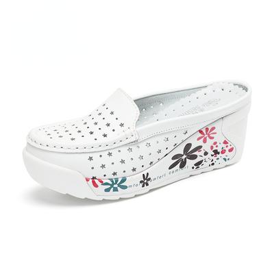 Тапочки Baotou для женщин, полутапочки, летние туфли на танкетке с толстой подошвой, ленивые туфли, женская обувь Zapatillas Mujer